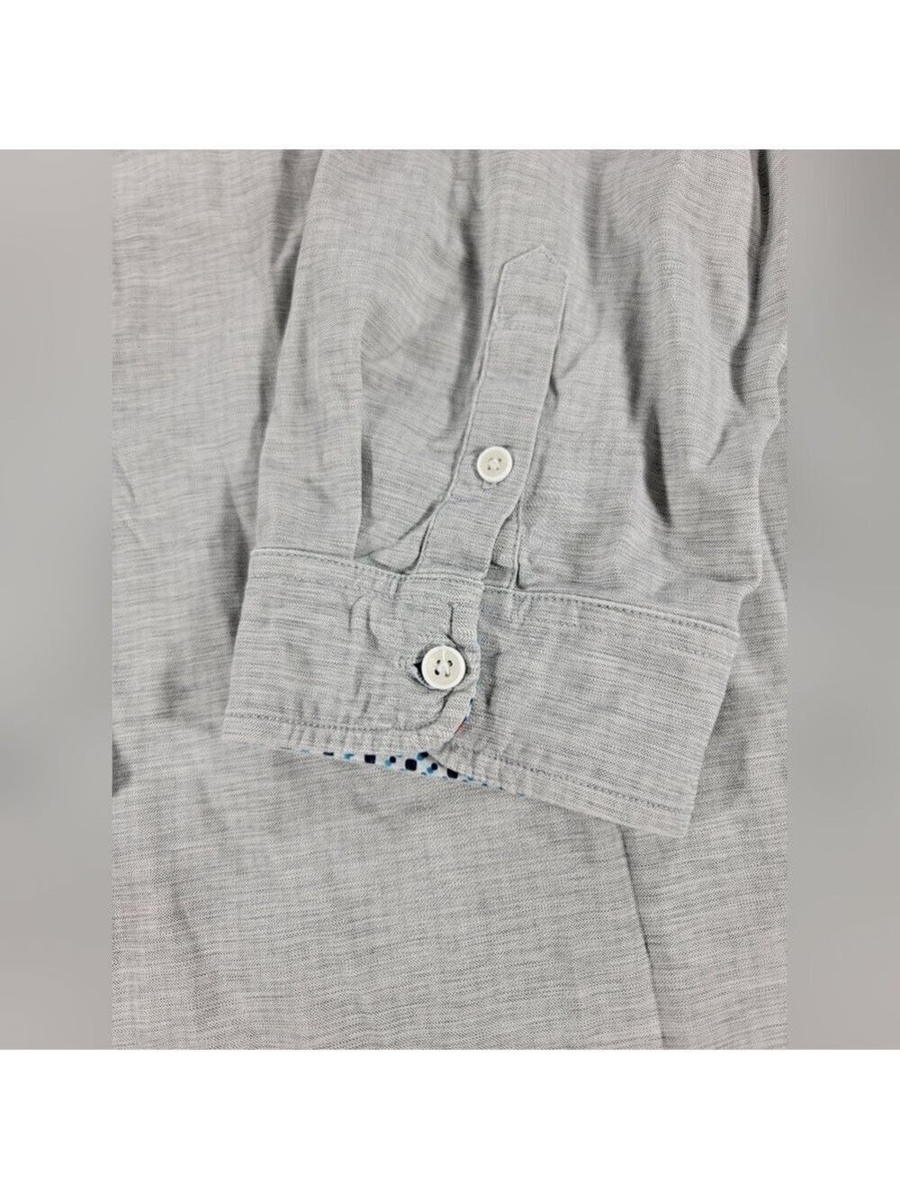Butter Cloth Shirt Men 3XL XXXL Polo Long Sleeve Stretch Comfort Gray - Picture 2 of 14